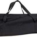 BBQ Tool Storage Bag,Oxford Grill Tool Carry Bag, Waterproof Outdoor Picnic Cooking Tools Bag Carry Bag for Camping Car Trip Outdoor Camping (Black,Size:24.41x 5.12 x 9.45inch)