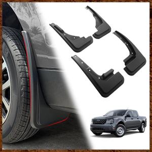 Muslogy Mud Flaps for 2022-2025 Maverick MudFlap Front&Rear Mud Guards 4PCS No Drilling Needed Exterior Accessories Splash Guard Compatible with Ford Maverick 22-25(Not for 2025 Maverick Lobo Edition)