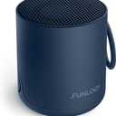 FUNLOGY Portable Mini2 Bluetooth Speaker, Wireless Portable Speaker with Deep Bass, IPX7 Waterproof, TWS Stereo Pairing, Built-in Mic, Small Speaker for Shower, Outdoor, Travel, Blue