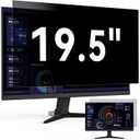 19 Inch Computer Privacy Screen Filter for 16:9 Widescreen Monitor, Removable Eye Protection Anti Glare Blue Light Filter Privacy Shield, Anti Scratch Anti Spy Screen Protector Film 19 in