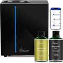 HVAC Diffuser Scent System - 10000 Sq Ft,WiFi & Bluetooth App Remote Control,Waterless,Ambient Light,Metal,Commercial Hotel Collection Whole House Diffuser Machine - Black
