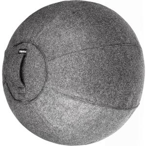 Stability Ball Chair for Office - Ergonomic Seating/Labor Birthing Pregnancy/Yoga Balance Stability Exercise Fitness (Large (60-65cm), Felt - Dark Gray)