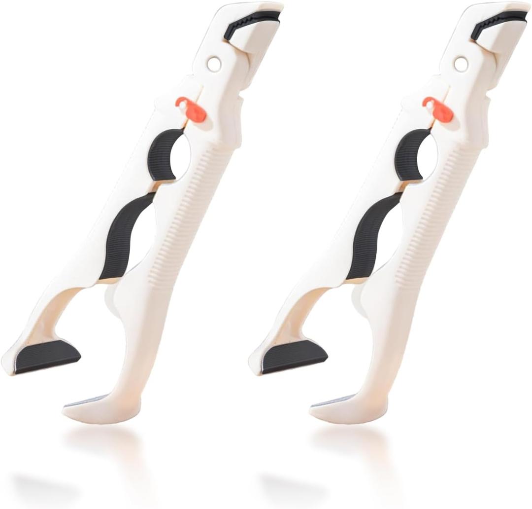 2 Pack 3-In-1 Hot Plate Gripper, Hot Plate Gripper Tool for Oven Bowl Handling and Home Cooking