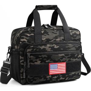 Insulated Lunch Bag & Lunch Box for Men Women - Soft Adults Reusable Portable Tactical Coolers for Work, Picnic, Travel, Beach (Camouflage, 12L)