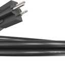 PLUGTUL Replacement Power Cord 6FT, 12 Gauge, 3 Prong, Heavy Duty NEMA 5-15P, 15A 125V 1875W, ETL Listed