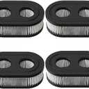 4Pack Air Filter, Suitable for 593260 798452 334404Series Engine 550E 500EX 550EX 625 575EX 4247 5432 5432K 09P00 09P702 Lawn Mower Air Filter Mower Series Engine