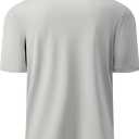 Mens Golf Shirt Short Sleeve Moisture Wicking Dry Fit Performance Solid Casual Pique Collared Golf Polo Shirts for Men (XX-Large, Light Grey)
