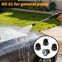 6 Pcs Pressure Washer Pump Check Valve Kit 1 K01 Replacement Valve Washer Bulk Rubber Inter Compatible with General Pump T1011 Ts1011 Ts1511 Ts2021 Ts2011 Ts1021 20 mm Series Pumps Tool