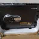 Fireproof and Waterproof Biometric Safe Weighs 62 lbs,1.5 cu.ft. Fire Proof Box for Home, Office, Lock Box, Cabinet with Fingerprint, Silent mode, Anti-Theft