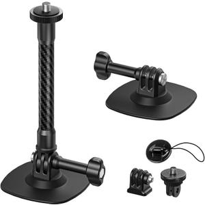 Flexible Adhesive Mount Compatible for Insta360 Helmet Mount X5 X4 X3 Ace Pro for Go Pro Hero Action Camera Base Kit for DJI Osmo Action Sports Camera Accessories Camera Mounts and Supports