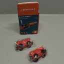 Toy Train Electric Train Set for Wooden Tracks, Christmas Motorized Train Toys for Toddlers, Battery Operated Train Includes Lights, Sounds, Smoke, Steam Train Compatible with Thomas, Brio