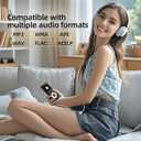 MP3 Player is a Portable Music Player with a 32GB Micro sd Card,1.8-inch Screen,with FM Radio,Record,E-Book,Picture,Video,Suitable for Work and Sports,Suitable for Kids.