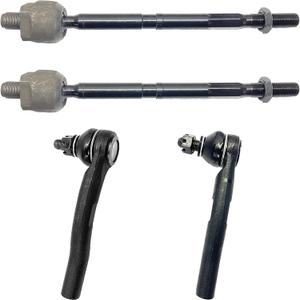 4pc Outer and Inner Tie Rod End Kit EV800937 ES801156 ES801157, Steering Tie Rod End, Outer Inner Tie Rod Ends for Honda CR-V 2012 2013 2014 2015 2016