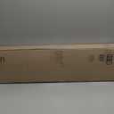 Joydeco No Drill Zebra Blinds for Windows, Cordless Day & Night Dual Sheer Roller Shades, Easy Installation, Free-Stop Lift System, Light Filtering Privacy Blinds for Home(White,34" W x 75" H)