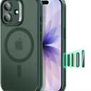 ESR for iPhone 17 Case, Camera Control, Compatible with MagSafe, Shockproof Military-Grade Protection, Magnetic Phone Case for iPhone 17, Classic Hybrid Case, Frosted Green