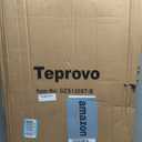 Teprovo Folding Hand Truck Dolly Cart,340LB Capacity Portable Aluminum Dolly Cart with Telescoping Handle and 7 Inch Rubber Wheels for Moving,Shopping,Travel,Office Use