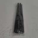 2 Pack Large Folding Hand Fan, Nylon-Cloth Vintage Retro Fabric Fans, Chinese Kung Fu Tai Chi Hand Fan for Men/Women, Festival, Dance, Gift, Performance, Decorations (Black)