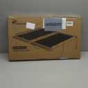 FACHNUO 2 Feet Portable Wheelchair Ramp, Non-Skid Aluminum Handicap Ramps with Handle, Folding Threshold Wheel Chair Ramp for Home Steps, Stairs, Entry, Threshold, Doorways, Scooter, 800LBS Capacity (2FT(Using height 2-6''))