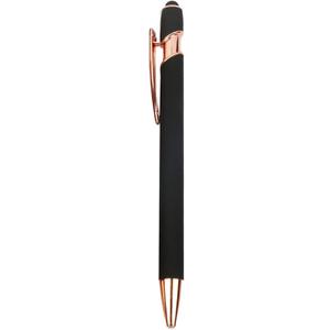 Refillable Retractable Ballpoint Pen 0.7mm Black Fine Point for Office Hotel Wedding Signing Pen 