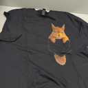Cute Squirrel Pocket Funny Gifts for Men Women Teen Kid T-Shirt XL