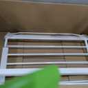 Regalo Safety 29-49" Easy Step Extra Wide Baby Gate for Doorways & Bottom of Stairs, Pressure Mounted Safety Gate with Door for Babies, Toddlers & Pets, White