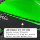 TZMAPU Compatible 400 Tank Pad,Motorcycle Tank Protector,Non-slip Fuel Tank Sticker Kit Rubber Protective Pads 400 Accessories(Green)