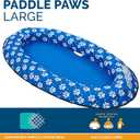 SwimWays Paddle Paws Spring Float Dog Raft, Large (65 lbs. and Up), Blue