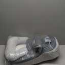 Rootling Baby Feeding Pillow, Anti Overflow Feeding Pillow for Reducing Spit-Up, Safety Nursing Pillow, Baby Lounger Reflux Wedge Breastfeeding, Removable top and Bottom (Small, Gray)