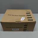 HapiRm Over The Door Organizer - Hanging Door Organizer with 4 Metal Large Capacity Baskets and Adjustable Coat Hook for Bathroom Bedroom Kitchen Pantry Closet Cabinet (Black)