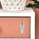 Mikikit Handle Lock with 2 Keys for Toolbox File Cabinet and Storage Cabinet Replacement Zinc Alloy Door Lock 3.81X3.66X1.37In