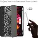 Soke for iPad Pro 11 Case (M2) 2022/2021/2020 with Pencil Holder - [Full Body Protection + Apple Pencil Charging + Auto Wake/Sleep], Soft TPU Back Cover for 2022 iPad Pro 11 inch(Book Black)