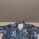 Hawaiin Button Up Shirt Short Sleeve Blue Men's XXL