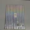 12 Pack Gender Reveal Confetti Wands, Flutter Sticks with Pink and Blue Confetti Strips