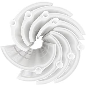 Cryspool 1005 DE Filter Compatible with FNS Plus 60, 59003000, Jandy DEL/DEV60,DE6020, FS-2005, PFS3060, FC-9550,PG-1905, FG-1005, 7 Full + 1 Partial, 60 Sq.Ft DE Grid, 30 inch Height,1 Set
