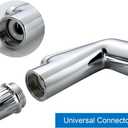 Kitchen Sink Side Sprayer Head Replacement Universal Fit Sink Spray Attachment, Household Kitchen Sink Sprayer Replacement Parts, Chrome Finish