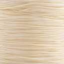 KONMAY 1.0mm Braided Nylon Bracelet Making String Cord, 305 Yards Nylon Shamballa Macram/Beading Cord,Chinese Knotting Cord, Kumihimo Beading String, Cream 520