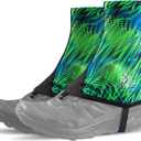 TRIWONDER Gaiters for Hiking Gators Waterproof Shoe Gaiters Rain Snow Boot Gators Men Women Ankle Leg Gaiters for Hunting, Trail Running, Mountaineering, Rocky Terrain, Snow & Ice (Green, Large) 