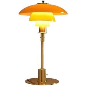 LIGHTLAND Modernist Table Lamp, Pink+Gold