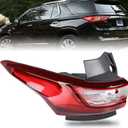 Lochnchn Led Tail Lights Assembly Compatible with Chevy Traverse 2018 2019 2020 2021 Left Driver Side Taillight Rear Lamp with Bulb Replacement 84618033 GM2804130