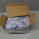 100 Pack 5ml 22Ga Plastic Syringe with Measurement for Scientific Labs and Industrial Dispensing, Disposable Individually Wrapped (100, 5ml-22Ga)