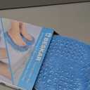 BESKAR Larger Foot Scrubber Mat with Non-Slip Suction Cups- Cleans, Smooths, Exfoliates & Massages Without Bending, Circulation & Soothes Tired Feet, Great for Shower or Bathtub (Blue)