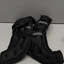 Zikopomi Weighted Vest Woman Man, 6lb Weight Vest with Reflective Stripes for Workout, Strength Training, Running, Fitness, Muscle Building, Weight Loss, Rucking Vest (Black)