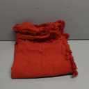 ZWJD Red Pillow Covers 22x22 Set of 2 Throw Pillows with Fringe, Chic Cotton Decorative Square Cushion Covers for Sofa, Couch, Bed, Living Room, Farmhouse, Boho Decor