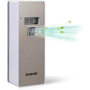 AIKE Automatic Air Fresheners Spray Dispenser  Programmable(Compatible with "Glade Automatic Air Freshener Refills 269 ml")  Ideal for Office, Airports, Gyms, Home Brushed Finish AK1801