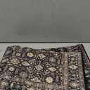 Area Rug Non Slip Machine Washable Ultra Soft Living Room/Bedroom/Kitchen/Outdoor/Classroom Black Gold, 2'3'