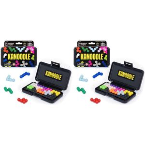 Educational Insights Kanoodle - Original 3D Brain Teaser Puzzle, Single Player Mind Challenge Toys, Handheld Travel Games, Challenging Logic Puzzles and Gifts for Kids, Teens & Adults Ages 7+ (Medium (Pack of 2))