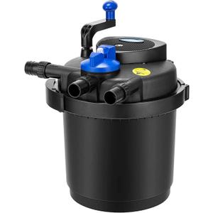VIVOHOME Pressurized Biological Pond Filter with 13-watt Light, 1580 GPH Suitable for Koi Ponds up to 800 Gallons or Ornamental Ponds up to 1600 Gallons
