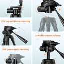 JOILCAN Phone Tripod Stand, 68" Tripod for iPad iPhone Tablet with Remote Universal Holder Carry Bag, Travel Aluminum Tripod for Video Recording Photos Vlogging Compatible with iPad Pro iPhone Camera