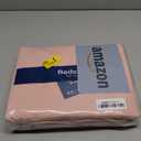 Amazon Basics Lightweight Super Soft Easy Care Wrinkle Free Microfiber 3 Piece Bed Sheet Set with 14-Inch Deep Pockets, Twin, Blush Pink, Solid, Kids, Men & Women Bedding