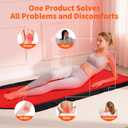 Red Light Therapy Mat for Full Body, Largest 1444 LEDs Near Infrared Light Therapy Pad, 660nm& 850nm 2in1 LEDs Light Blanket, High end Leather, 5 Power Levels UP to 288W, 73"x35"